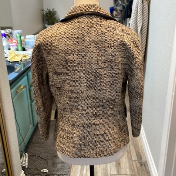 Lafayette 148, Brown zip front jacket size 6 - Picture 5 of 12